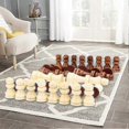 thumbnail image 5 of 32 Pcs Wooden International Chess Pieces With No Board, Board Game Set, 5 of 5