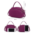 thumbnail image 3 of Bolso Bandolera Malubero Malu2013 De Nailon Para Mujer Negro, 3 of 3