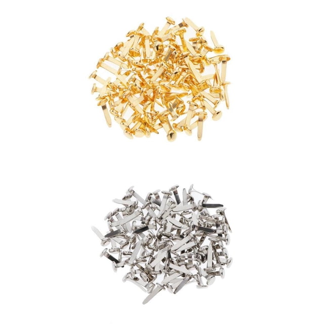 200x Mm de Papel con Clavijas Metálicas forma forma forma para Manualidades de Bricolaje Álbum de Recortes