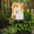 thumbnail image 2 of Fall Leaves Japanese Spitz Garden Flag, 2 of 3