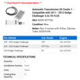thumbnail image 2 of Automatic Transmission Oil Cooler 1 - Compatible with 2011 - 2012 Dodge Challenger 3.6L V6 FLEX - Autopart Premium, 2 of 2