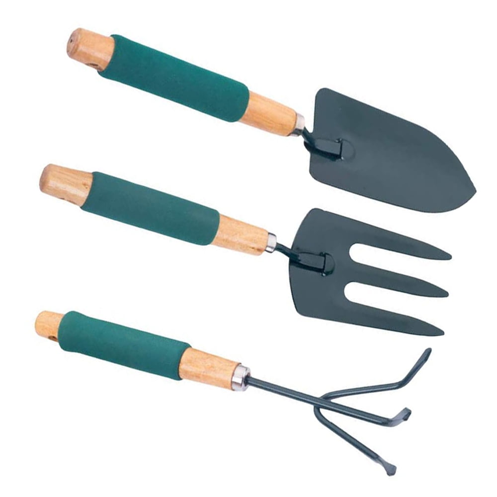 3 Pieces Mini Garden Tool Set, Garden Handle with Sponge Handle Tool