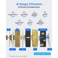 thumbnail image 2 of Restored Waterdrop TSB-CM Under Sink Water Filter System Reduce Chloramine, Chlorine for CA, FL and Washington, D.C., Under Sink Water Filtration System with Brushed Nickel Faucet (Refurbished), 2 of 8