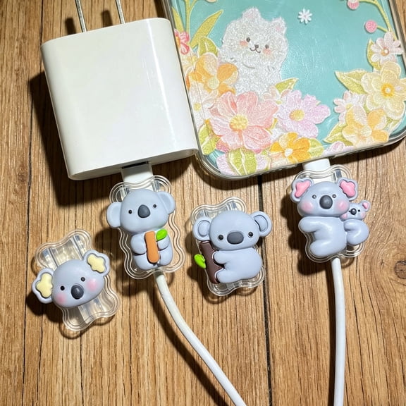 Tianyeda Cable Protector for iPhone iPad Charger Cord Protector Phone Accessory 4pcs