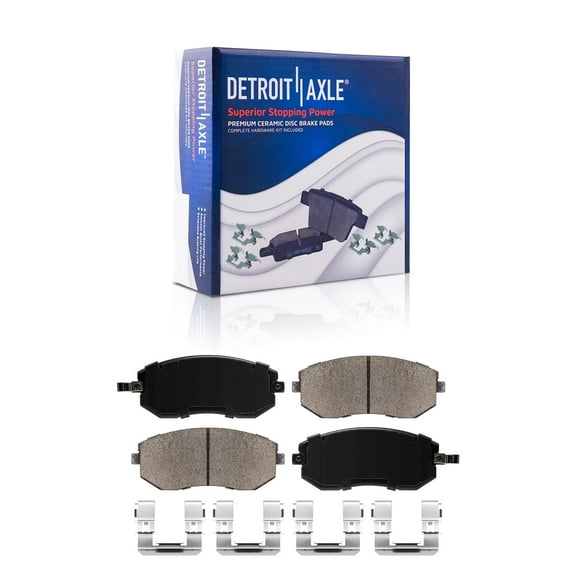 Detroit Axle - Front Ceramic Brake Pads for Subaru Outback Legacy, Impreza Forester, Saab 9-2X