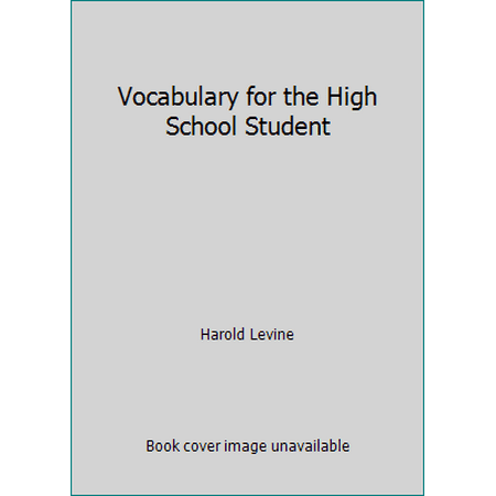 Vocabulary for the High School Student, Used [Paperback]