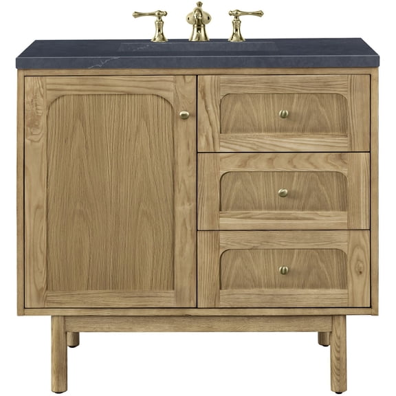 James Martin Vanities 545-V36-3Csp Laurent 36" Single Basin Poplar Wood Vanity Set - Light