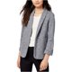 thumbnail image 2 of maison Jules Womens Marled Knit Blazer Jacket, Azul, Small maison Jules Sin botón, 2 of 2
