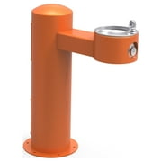 Elkay Lk4410 14" Outdoor Floor Mounted Single Drinking Station - Orange