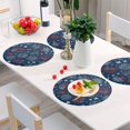 thumbnail image 6 of Ryvnso Flag Independence Day Round Plate Mats Dining Table Placemat Set of 4 for Holiday Decoration, 6 of 7