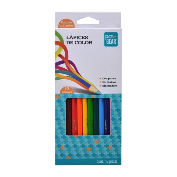 Lápices de Colores Pen + Gear Con 12 Piezas