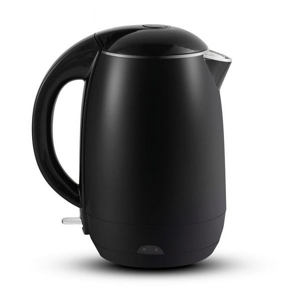 Elite Cuisine EKT8152 1.8L Cool-Touch Electric Kettle with Stainless Steel Interior, Black