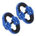 thumbnail image 1 of 1/2 Inch Tow Hitch Safety Chain Connector, 11684lbs Load Link for Towing, with Detachable Isolators for NoiseFree ,  for Various Vehicles, 1 of 7