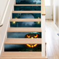 thumbnail image 2 of Halloween Stair Sticker Removable Waterproof Pumpkin Stair Decal Wall Sticker, 2 of 4