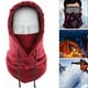 thumbnail image 1 of Pasamontañas - facial para frío - de esquí a prueba Capucha Sombrero de redecilla Gorra para hombres y mujeres Motocic - Rojo vino Vino rojo, 1 of 7