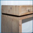 thumbnail image 6 of 47in Rustic Wood Coffee Table with 3 Drawers – Spacious Storage for Entryways & Living Rooms, Versatile Farmhouse/Modern Design, 6 of 15