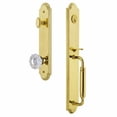 thumbnail image 3 of Grandeur Arccgrver_Eset_238 Arc Solid Brass Rose Keyed Entry Single Cylinder Full Plate, 3 of 5