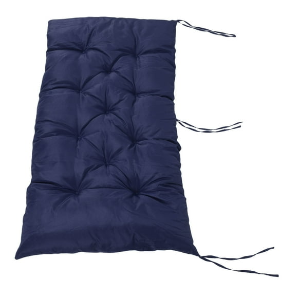 Outdoor Bench Cushion, Anti Slip Swing Chair Cushion, Patio Furniture Wicker Bench Cushion, 2 Person, 59.06x19.69in, PP Cotton, Polyester, Sponge, Indoor Outdoor Bench Cushion