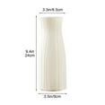 thumbnail image 3 of XYAIYT Modern Plastic Flower Vase For Home Decor Fall Decorations Holiday Decorations Elegant Decorative Vase For Living Room Weddings Office Centerpiece White, 3 of 6