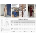 thumbnail image 6 of PRETTYGARDEN Womens 2 Piece Outfits Summer Ribbed Knit Button Short Sleeve Tops Casual Wide Leg Pants Lounge Sets, 6 of 8