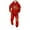 Red, variant on Boys Christmas Outfits 2 Piece Set Print Hoodie Jogger Pants Cozy Casual Festive Holiday Party Soft Lined Holiday Fall Winter Pants Sets