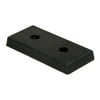 Vestil Dock Bumper,8 in. D,Rubber,Rectangular B-818