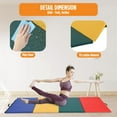 thumbnail image 7 of FDW 4'x8'x2" New Folding Panel Gymnastics Mat, Perfect for Indoor/Outdoor Exercise(Multicolor), 7 of 7