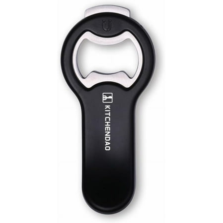 

HYKE 2 in 1 Magnetic Beer Bottle Opener for Fridge and RV with Cap cher - Pop Can Soda Can Opener Stick to Refrigerator for Easy Storage with Magnet Gift for Men Husband Father