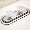 thumbnail image 4 of Qocolhg 2Pcs Multicolour Cute Flower Shaped Toilet Buttons Toilet Push Tank Buttonss, Flower Shape Toilet Press Toilet Flush Button Pusher Tool, Handle Helper for Toilet Lid,Creative Toilet Accessory, 4 of 6