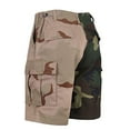 thumbnail image 2 of Rothco 17745 Two-Tone Camo Battle Dress Uniform Shorts, Woodland & Tri-Color Camo - Extra Large, 2 of 2