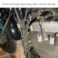 thumbnail image 4 of Casquillos de Bujía ANGGREK Tuerca de Tornillo de Corona de Bujía de Motocicleta Aleación de Aluminio, 4 of 8
