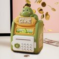 thumbnail image 1 of Bwiyojiz Jouets Empreinte Digitale Verrou à Mot de Passe Mignon Tirelire pour Animal de Compagnie Simulation Multi-Fonction Intelligent Automatique Rouleau de Pièces Économie d'Argent Jouet, Cadeaux pour Ami, 1 of 3