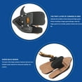 thumbnail image 4 of Tiro con Arco Finger Tab Negro Gris Finger Guard Diseño Ergonómico Cuero aleación de Aluminio Tiro con Arco Herramientas para la Caza ANGGREK  Otros, 4 of 8