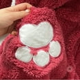 thumbnail image 5 of Beautyzll Kids Girls Fleece Hooded Bathrobe Soft Cozy Long Robes Warm Long-Length Pajamas with Hoods 6-15T, 5 of 8