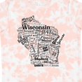 thumbnail image 4 of Inktastic Wisconsin State Word Salad Boys or Girls Toddler T-Shirt, 4 of 5