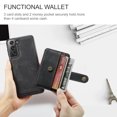 thumbnail image 3 of Case for Samsung Galaxy S22 Plus Case Shockproof Phone Wallet Case for Women Men PU Leather Pouch Case Card Holder Magnetic Detachable Back Cover For Samsung Galaxy S22 Plus 6.6 inch,Black, 3 of 6