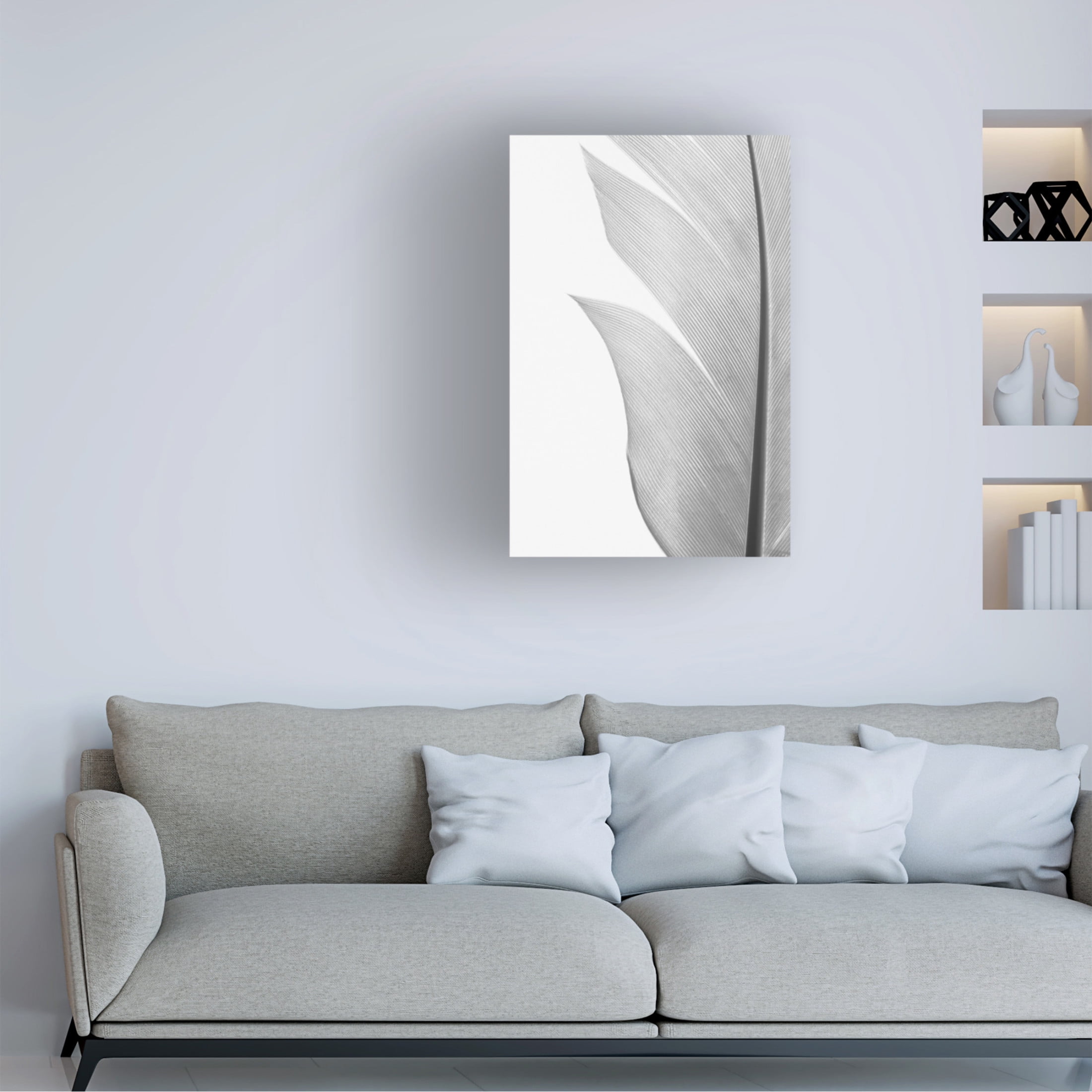 Trademark Fine Art Pictufy Studio Feather Canvas Wall Art