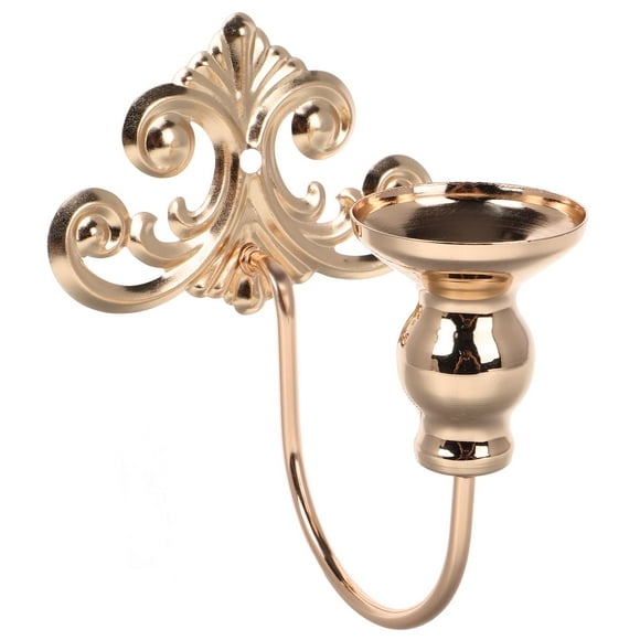 Candelabros de pared, candelabros de pared de metal, candelabros decorativos para comedor, sala de estar y oficina.