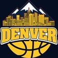 thumbnail image 2 of Game Garment Basketball Team Sports Fan Mens Hoodies Hooded Sweatshirt - Denver Skyline Hoodie Navy XS-3XL, 2 of 6