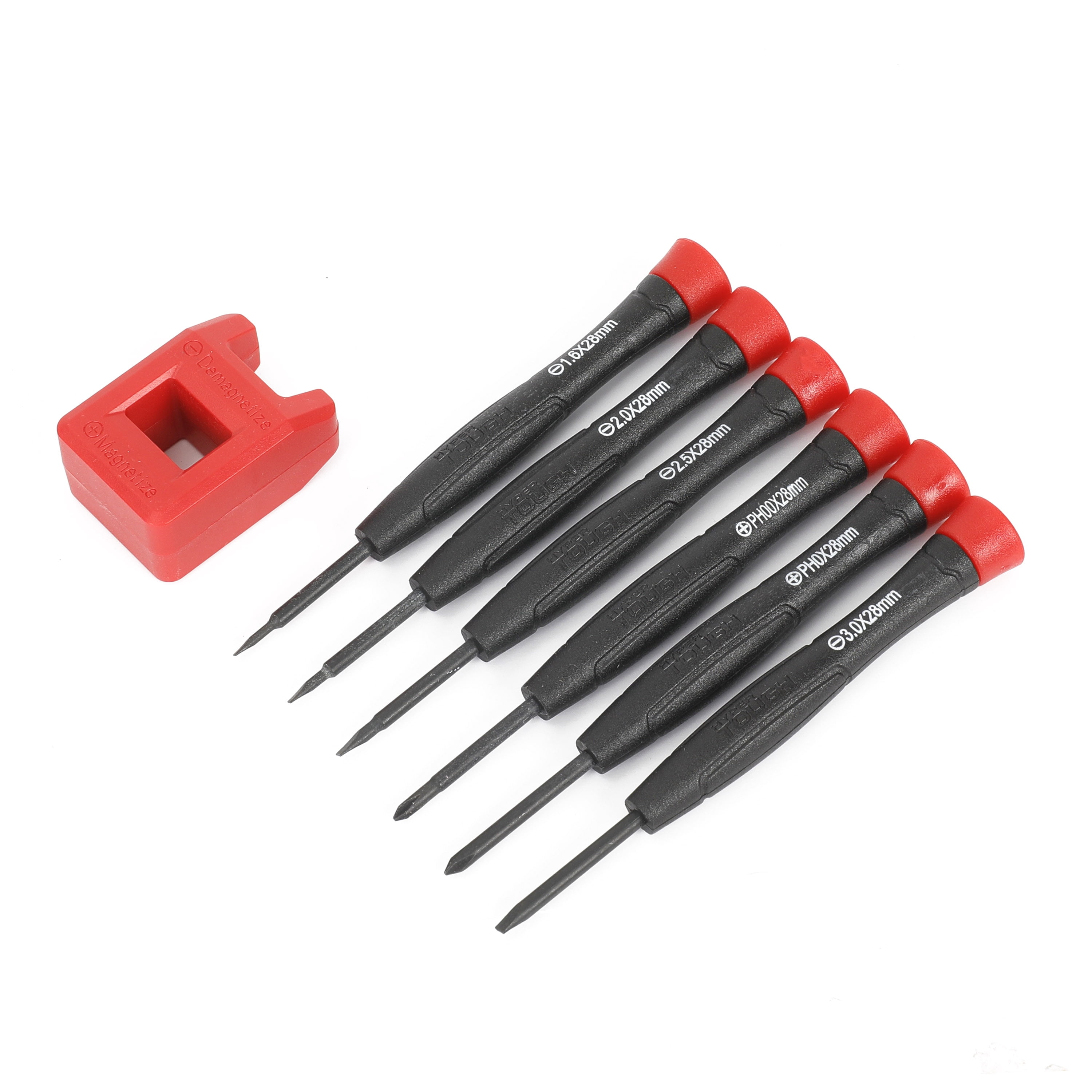 Hyper Tough 43158, Swivel Handle Precision Screwdriver, 6 Pieces