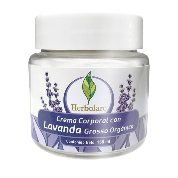 Crema Corporal Lavanda Orgánica 150 mL Lavanda Grosso Orgánica Herbolare