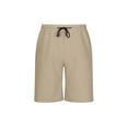 thumbnail image 7 of Shorts for Men Summer Casual Shorts Solid Color Mens Shorts Elastic Waist Mens Shorts Athletic Lightweight Shorts with Pocket, Beige-XL, 7 of 7