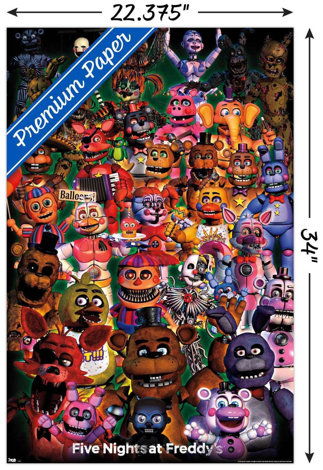Five Nights at Freddy's - Ultimate Group Wall Poster