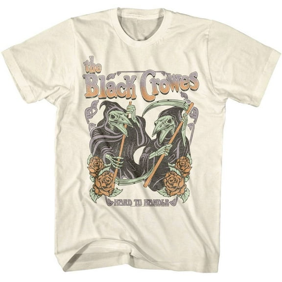 Black Crowes Hard to Handle Men's T Shirt (Ivory, AdultS)