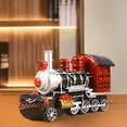 thumbnail image 5 of FeiFu Vintage Resin Locomotive Model Custom Metal Truck Statue Decorative Figurine Collectible Home Office Display Decorative Models Red Free Size, 5 of 5