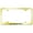 Gold, variant on Honda Passport Stainless Steel Wide Body License Plate Frame (Black)