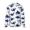 thumbnail image 1 of Balery Cute Shark Sudadera ligera de manga larga con capucha y protección solar UPF 50+ para hombre y mujer, ideal para pesca y running-X-Large, 1 of 7