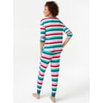 thumbnail image 2 of Joyspun Women's Long Sleeve Sleep Top and Jogger PJ Set, 2-Piece, Sizes up to 3X, 2 of 3