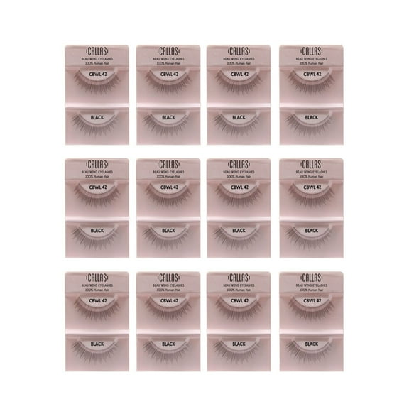 Callas Beau Wing Eyelashes #42 (1 pair x 12 sets)