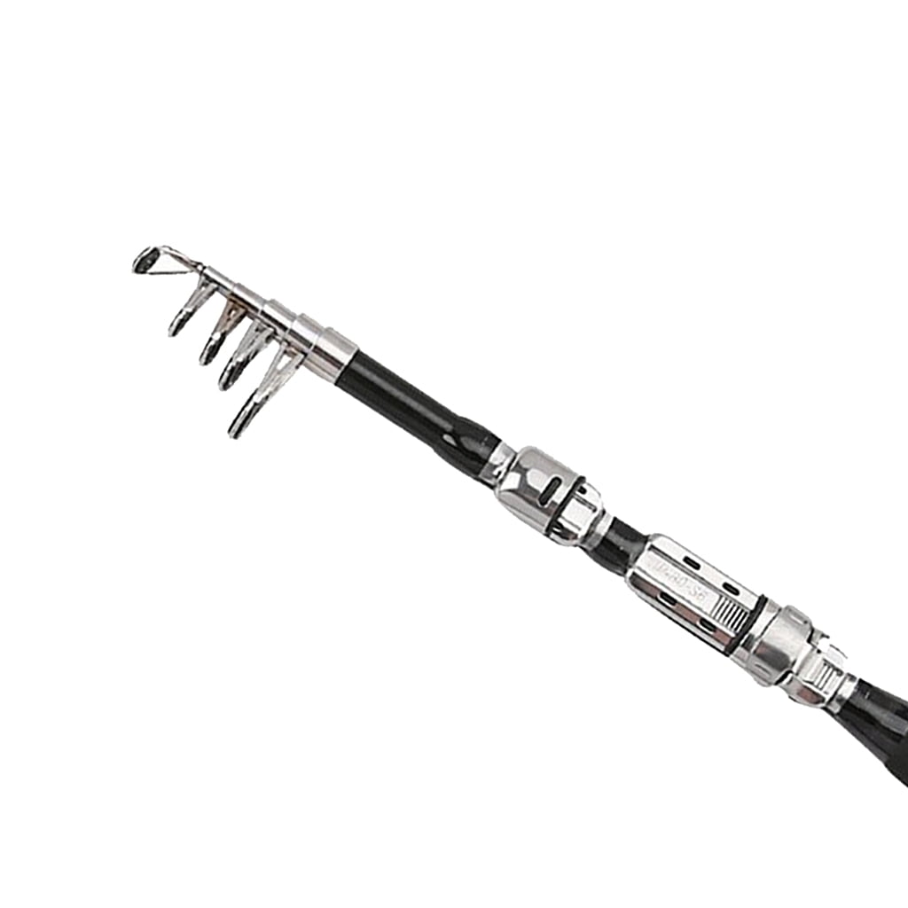 Hard Collapsible Fishing Rod Freshwater Saltwater Telescopic Pole .1m